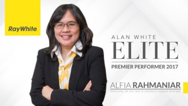 A glimpse of Mrs. Alfia Rahmaniar (Principal of Ray White Emerald Avenue Bintaro) day