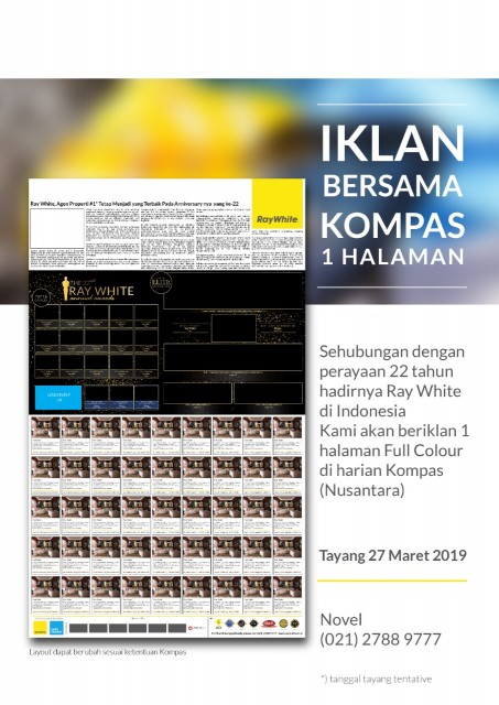 Get Notice and Sell More, Iklan Bersama Kompas 1 Halaman 27 Maret 2019